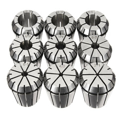 9pcs 2-20mm ER32 Precision Spring Collet for CNC Milling Lathe Tool