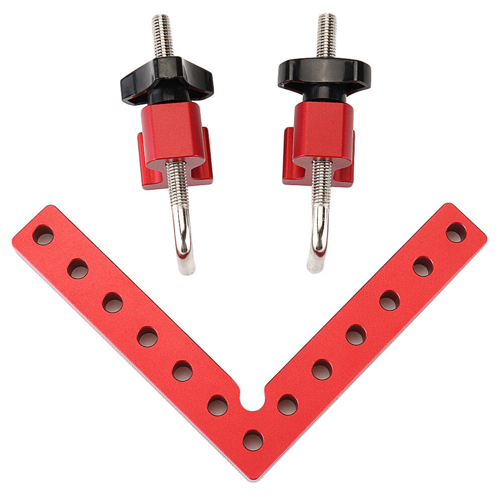 Woodworking Precision Clamping Square - L-Shaped Fixture for Panel Positioning & Right Angle Alignment Tool