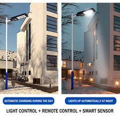 140/160/324/392LED 100/200/300/400W LED Solar Panel Street Light PIR Motion Sensor Wall Lamp + Remote Home