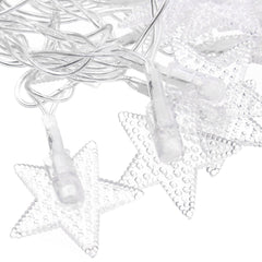 5M 40LEDs Plug-In Colorful Warm White Pure White Star Fairy String Light for Christmas Party AC220V