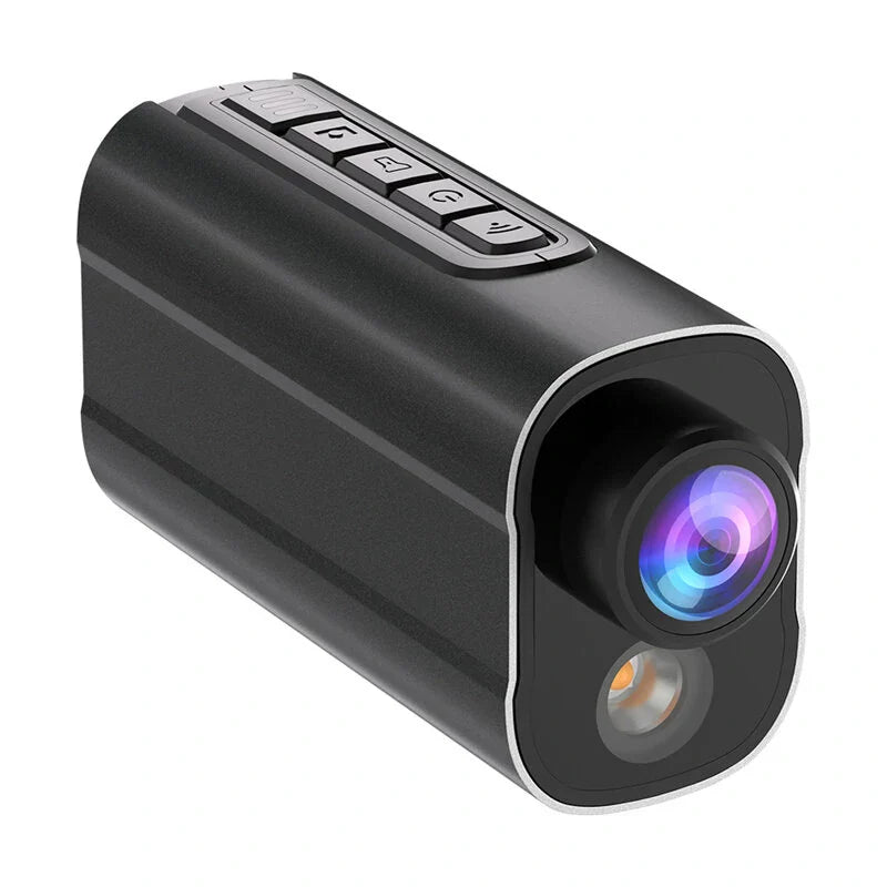 5K Action WiFi Camera Road Bike Motorcycle Helmet Camera Anti-shake Riding Bicycle Drive Recorder with Led Light Flashlight