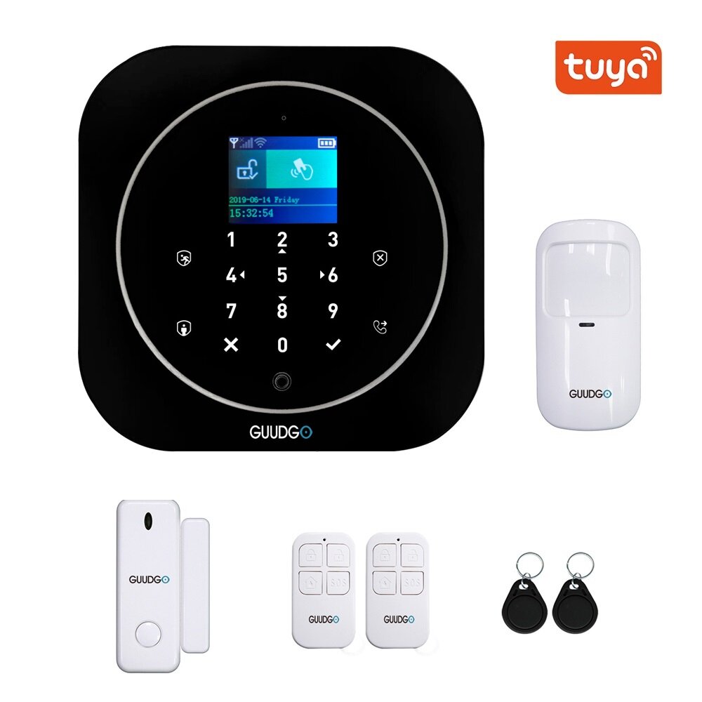 APP Smart WiFi GSM Home Security Alarm System Sensor Alarm 433MHz Compatible With Alexa Google Home IFTTT