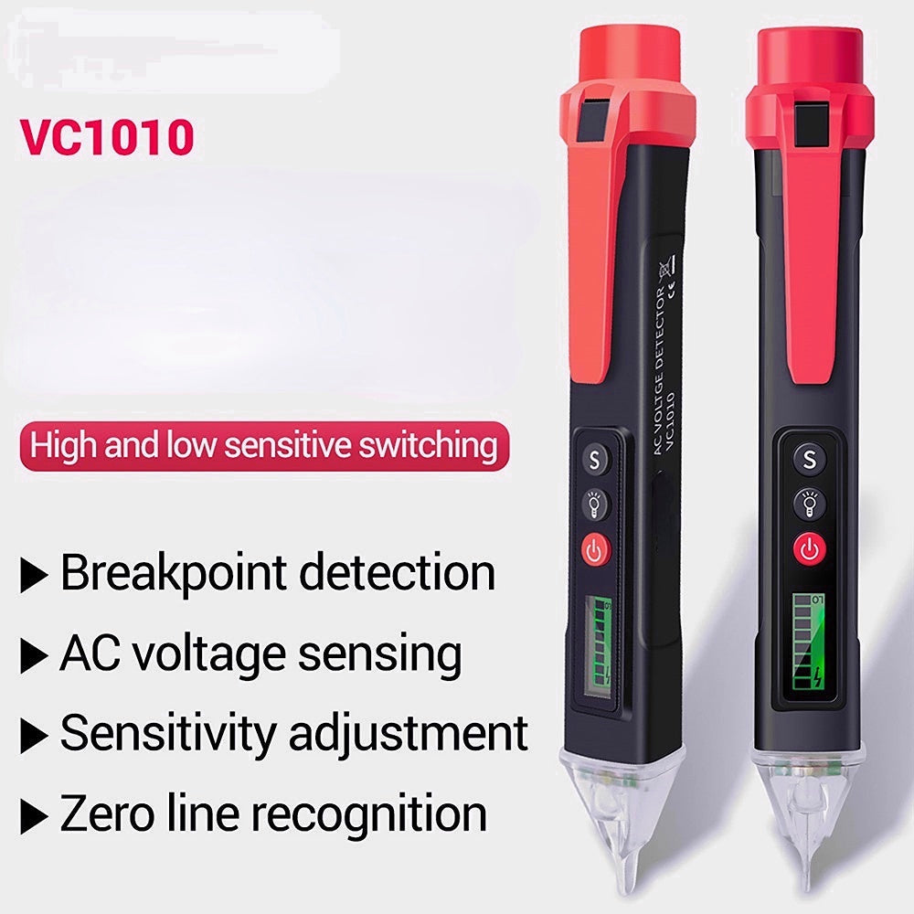 Non Contact Electrical Tester Pen Digital AC/DC Voltage Detector 12-1000V Current