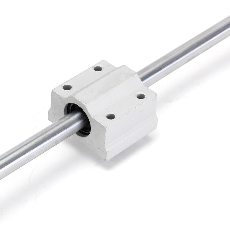 13pcs 500mm CNC Parts Optical Axis Guide Bearing Housings Aluminum Rail Shaft Support Screws Set