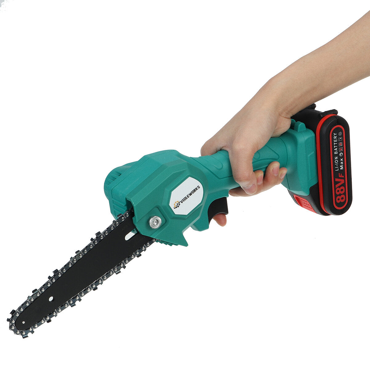88VF 1200W 6Inch Electric Cordless One-Hand Saw Chain Saw Woodworking Tool Kit