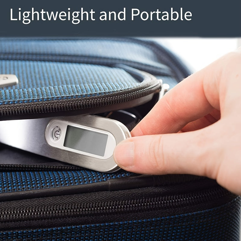 110lb/50kg Digital Portable Luggage Hanging Suitcase Scale with 4 Units