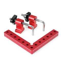 Woodworking Precision Clamping Square - L-Shaped Fixture for Panel Positioning & Right Angle Alignment Tool