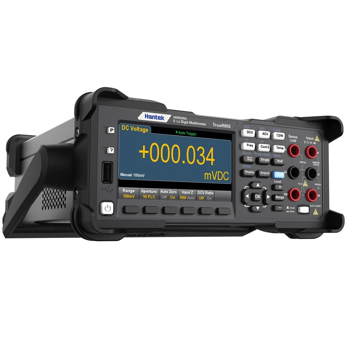 1/2 6 1/2 True RMS Digital Multimeter Dual Display 30,000rdgs/s Reading Rate + 10,000 Memory Desktop Multitester HDM3055 HDM3055A HDM3065 HDM3065B