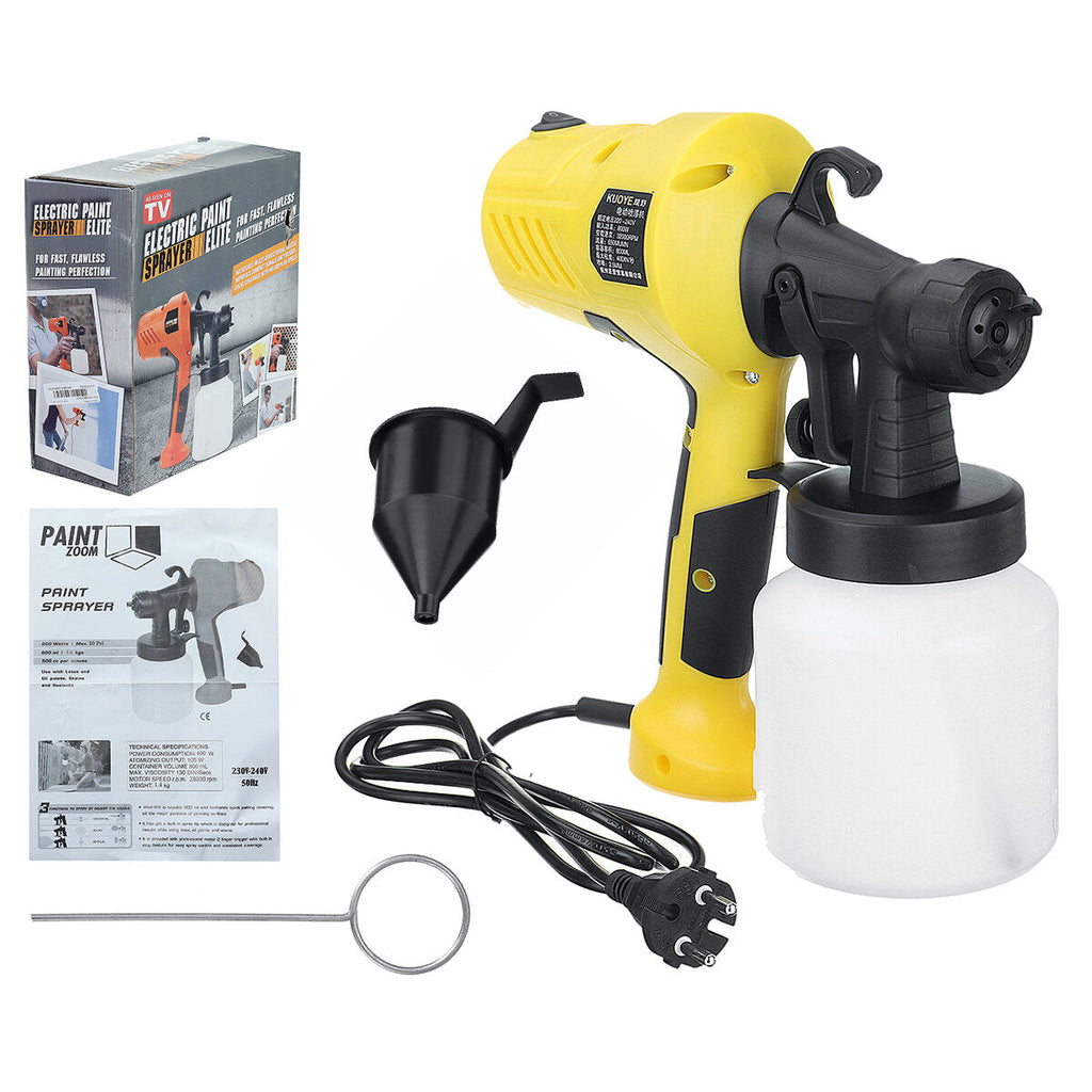 220V 800W Electric High Pressure Atomizing Spray Gun Portable Removable Formaldehyde Removal Latex Paint Spray Tool