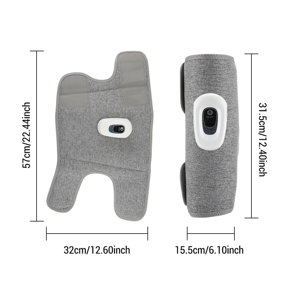 Electric Calf & Leg Massager with Air Pressure & Hot Compress - 4 Levels Massage for Muscle Relief & Blood Circulation