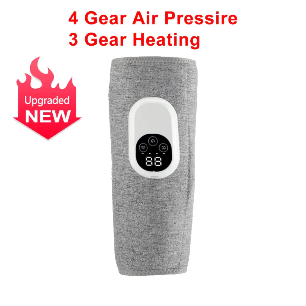 Electric Calf & Leg Massager with Air Pressure & Hot Compress - 4 Levels Massage for Muscle Relief & Blood Circulation