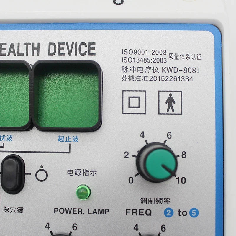 Multipurpose Electronic Acupuncture Machine - 6 Channels, Needle-Free Therapy for Pain Relief & Health Improvement