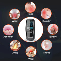 Multi-Functional TENS Electric Massager with 6 Modes, 19 Intensity Levels for Pain Relief - Long Battery Life & Hydrogel Pads