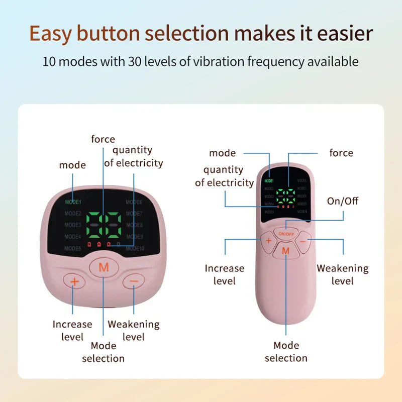 EMS Hips Trainer with Remote Control - Buttocks Toner & Muscle Stimulator, 10 Modes, USB Rechargeable, Elevate Hip Curves