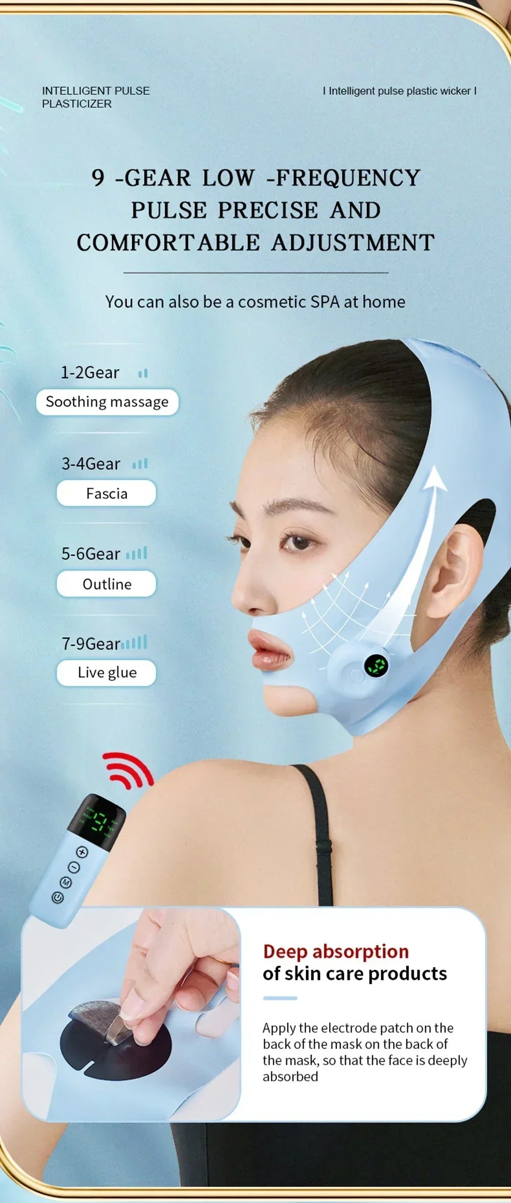 V-Line Electric Face Massager - EMS Facial Slimming Device, Type-C Charging, 3-Hour Endurance, Skin Care Beauty Instrument