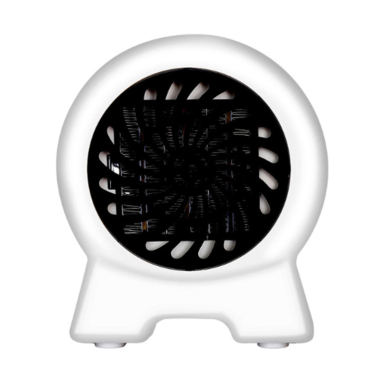 500W Portable Mini Electric Space Heater Wall-Outlet Fan Warmer