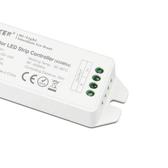 Single Color Dimmer Controller + 433MHz RF Remote Control for LED Strip Tape Light DC12-24V