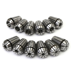 12Pcs 1/8 to 1/2 Inch ER20 Spring Collet Set for CNC Milling Lathe Tool