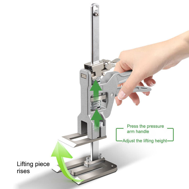 Durable 440lbs Labor Saving Arm Jack - Adjustable Height Drywall Lift & Wall Tile Locator (2PCS)