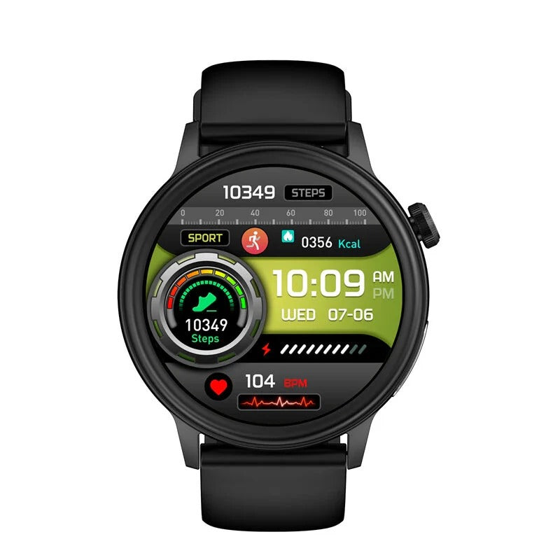 1.39" HD ECG Smart Watch: Blood Pressure, Heart Rate, Blood Sugar, Sleep Monitor, AI Diagnosis, Waterproof, Multi-Sport Modes