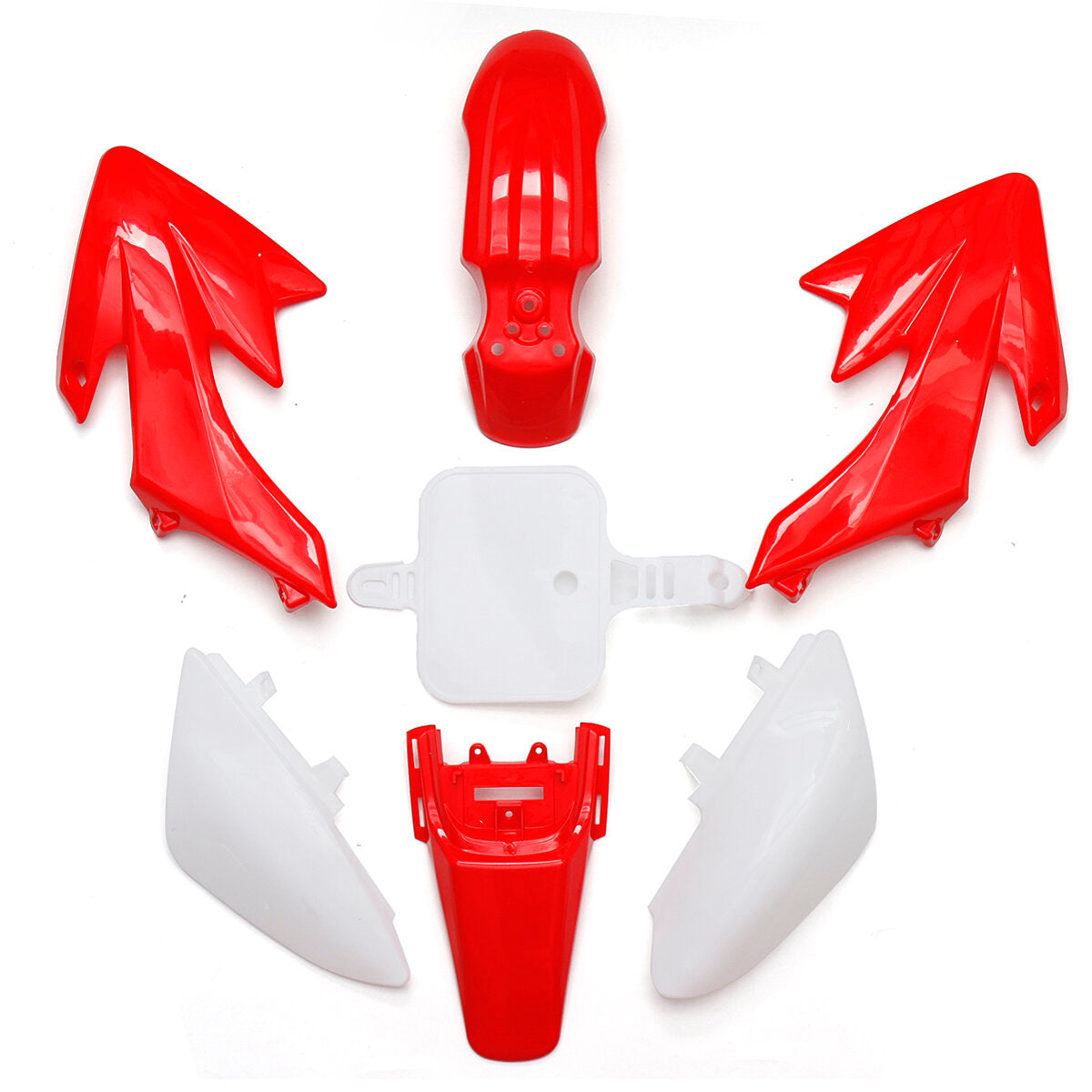 Plastic Fender Tall Seat Red Pit Bike