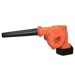 2 in 1 Cordless Electric Air Blower Vacuum Suction Dust Collecter Hose Computer Cleaner Leaf Sweeper W/ 1/2 Battery For Makita