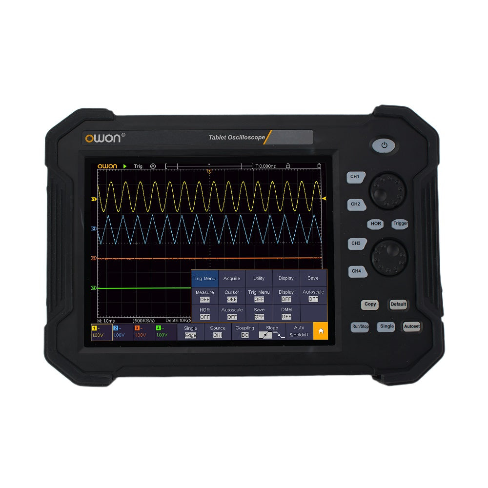 Digital Storage Oscilloscope 100MHz 1GS/s Portable Oscillometer 8" LCD Display Handheld Portable Oscillometer