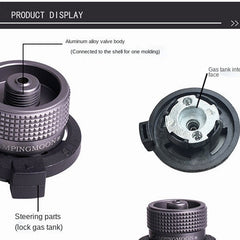 Long Gas Tank Adapter Camping Outdoor Stove Stove Cassette Gas Tank Cassette Stove IPB Converter