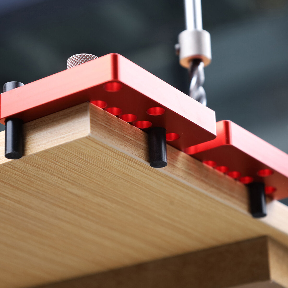3-in-1 Hole Puncher for Woodworking, Adjustable Clamping, Fast Positioning, Precise Scaling, Versatile DIY Tool