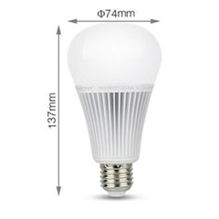 9W DMX512 RGB+CCT E27 Smart Bulb 2.4G APP Voice Control LED Light AC100-240V