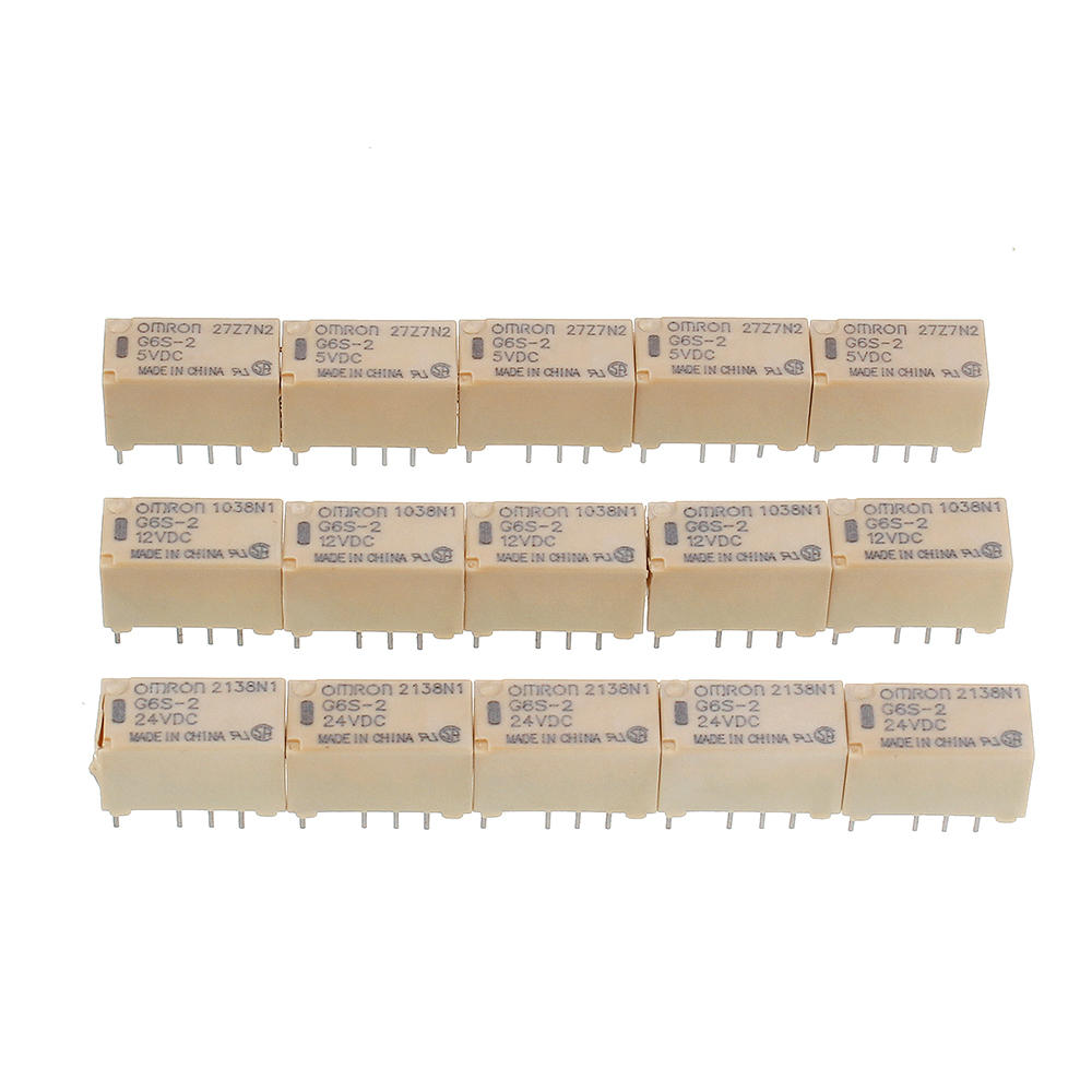 5Pcs 5VDC 12VDC 24VDC Relay Module 2A 250VAC/DC220V 8PIN