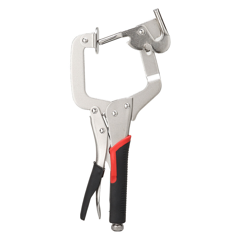 12" Versatile Woodworking Pliers - Adjustable C-Clamp, Durable Chrome Vanadium Steel, Comfortable Non-Slip Handle