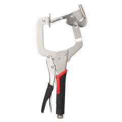 12" Versatile Woodworking Pliers - Adjustable C-Clamp, Durable Chrome Vanadium Steel, Comfortable Non-Slip Handle