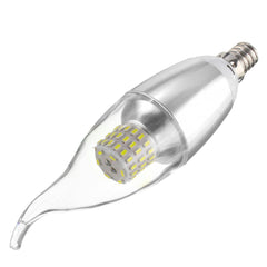 7W LED White Warm White Glass Candle Lamp Bulb Non-Dimmable AC 85-265V