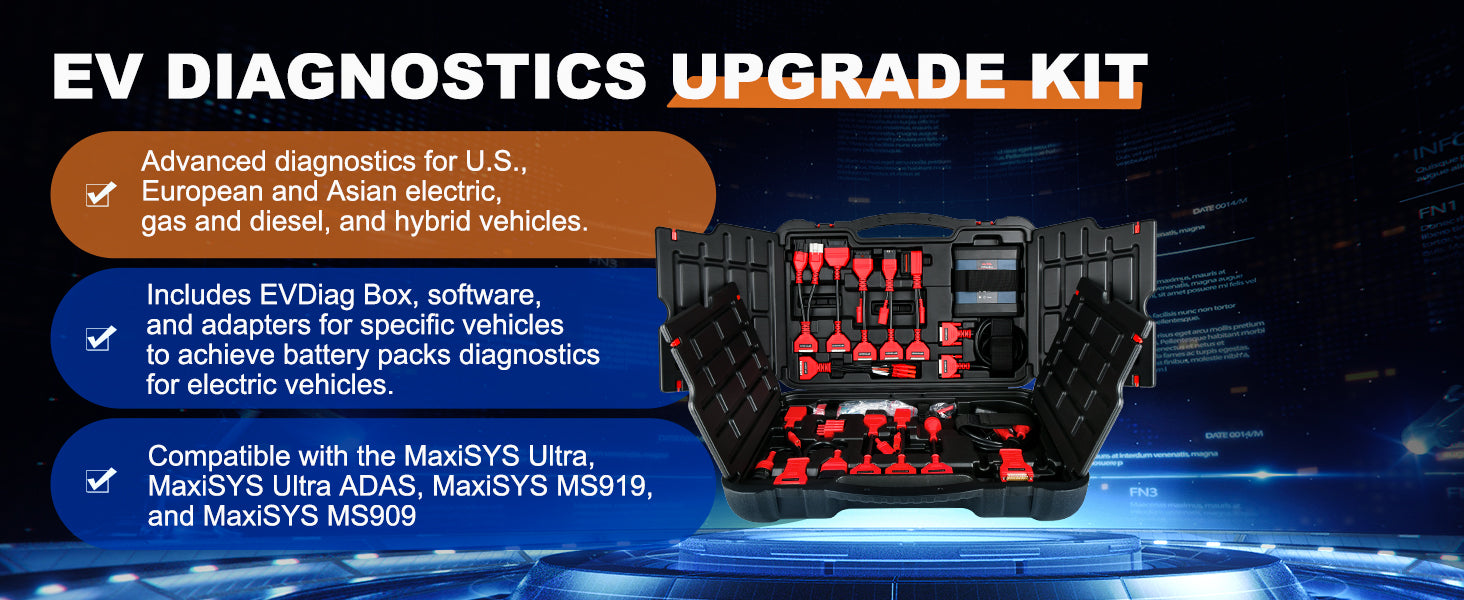 Ultra EV Advanced Diagnostics Tool High Voltage System Battery Pack Analysis Online ECU Programming Coding 5-in-1 VCMI RP1210 J2534 CAN FD