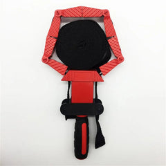 Red Strap Clamp for Woodworking - Multifunctional, Durable ABS, Includes 4 Foldable Clamping Blocks, Ideal for DIY Projects