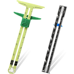 5-in-1 Sliding Gauge Sewing Tool Fabric Quilting Ruler For Knitting Crafting
