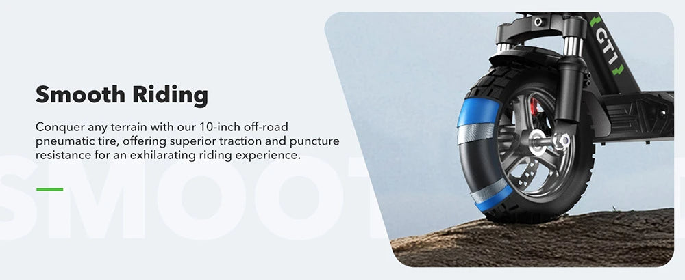Electric Scooter 10Ah 48V 800W Motor Recommended Top Speed 25KM/H 10in Folding Moped Electric Scooter 45KM Mileage Electric Scooter Max Load 150Kg