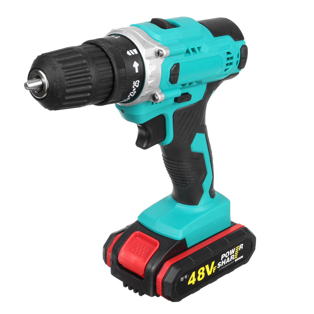 48vf 3 In 1 Multifunctional Cordless Drill Electric Torque Wrench Screwdriver Drill 3/8-Inch Chuck