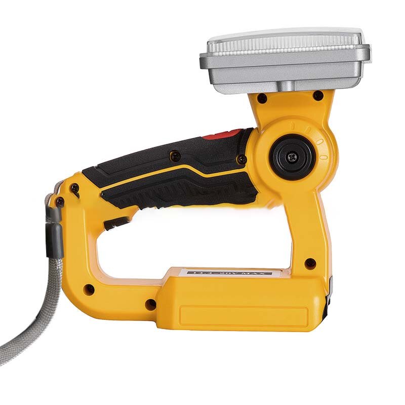 5 Inch LED Work Light Indoors Outdoors Long Shot USB Rechargeable Spotlight Light Flashlight Tool Light For 14.4/18V Lithium Battery