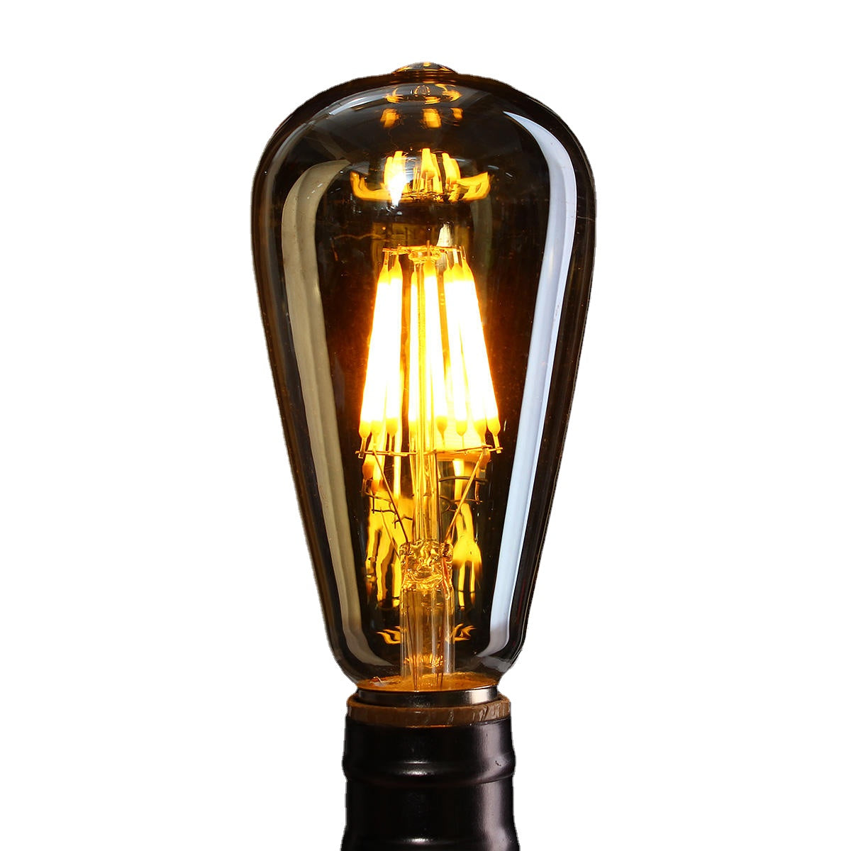 8W Golden Cover Dimmable Retro Vintage Filament LED Bulb Light Lamp AC110/220V