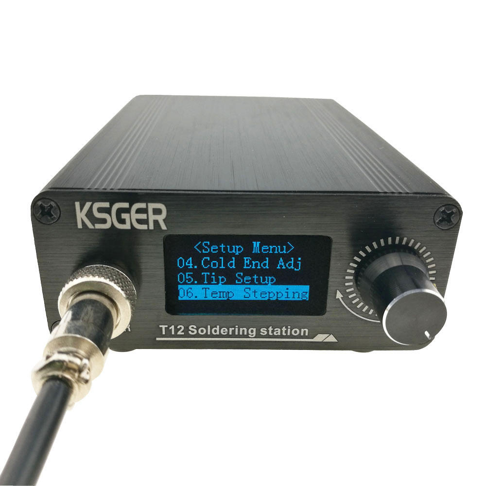 Digital Temperature Controller Soldering Station Electric Soldering Iron Tips T12-K + 907 Handle