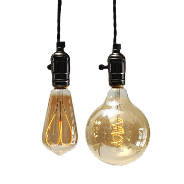 6W Dimmable Warm White Soft Filament LED Light Bulb for Holiday AC220V