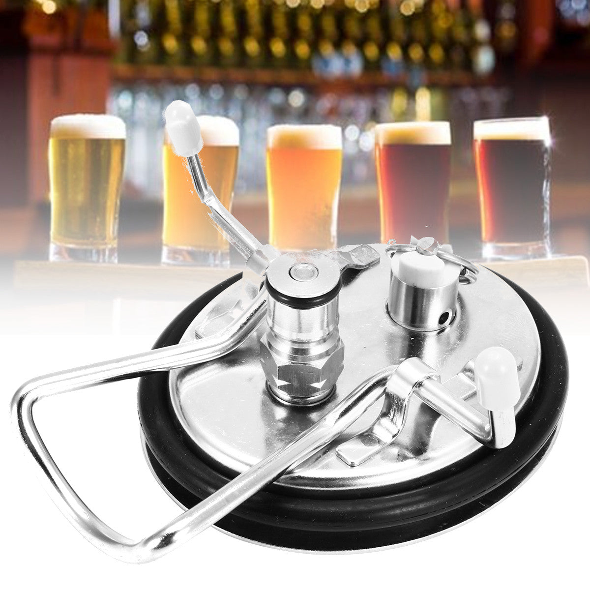Cornelius Style Keg Carbonation Keg Lid Kegerator Conversion Kits