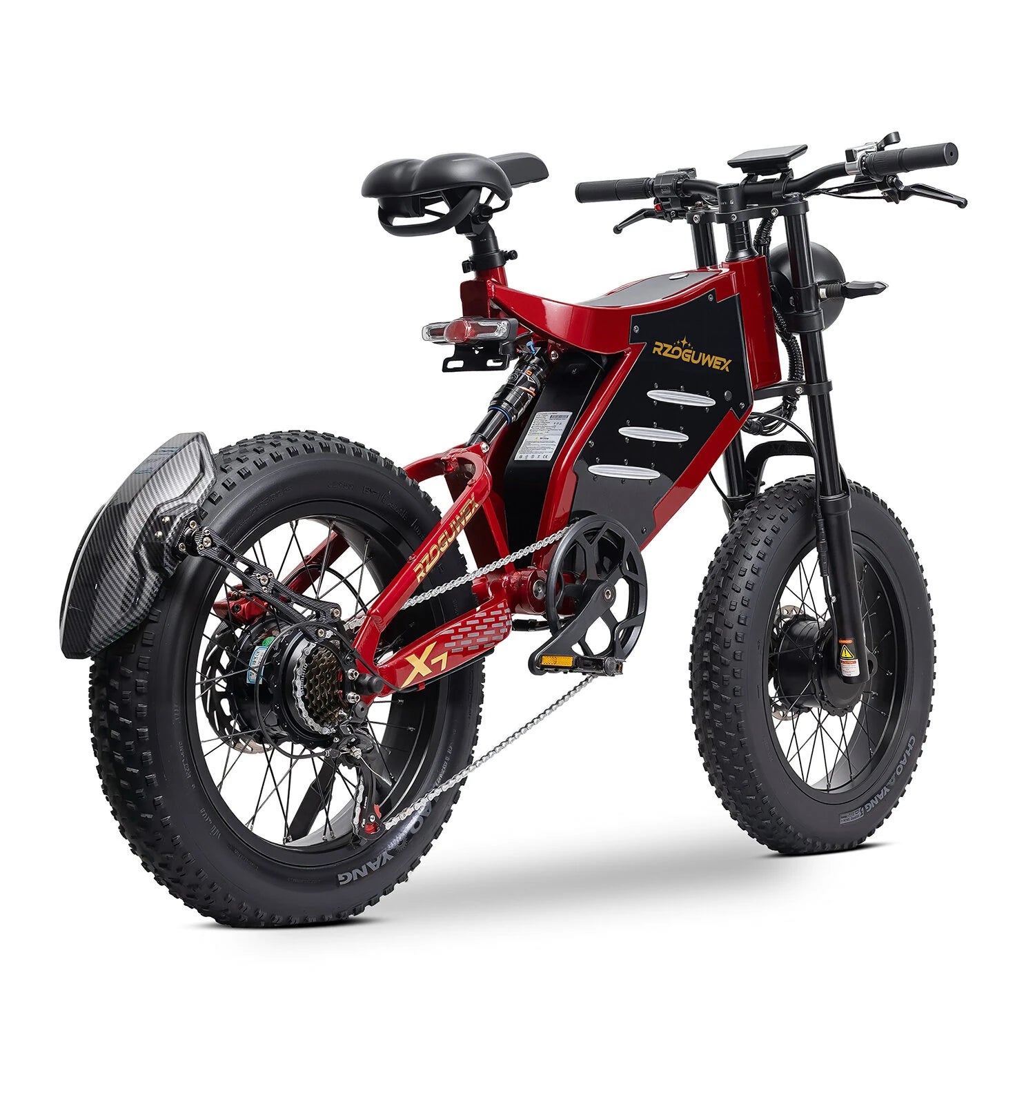 Electric Bike 48V 30AH Battery 1000W*2 Dual Motors Recommended Top Speed 25KM/H 20*4.0inch Tires 90KM Max Mileage 200KG Max Load Electric Bicycle