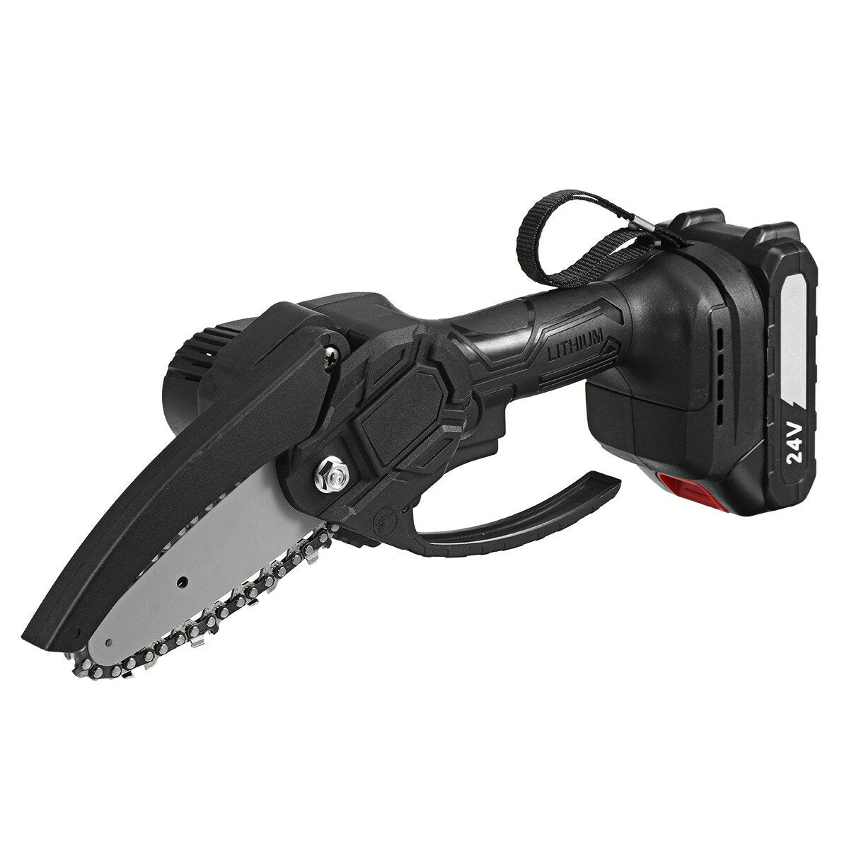 4inch 24V Rechargeable Brushless Electric Chain Saw Woodworking Tool Wood Cutter ChainSaws