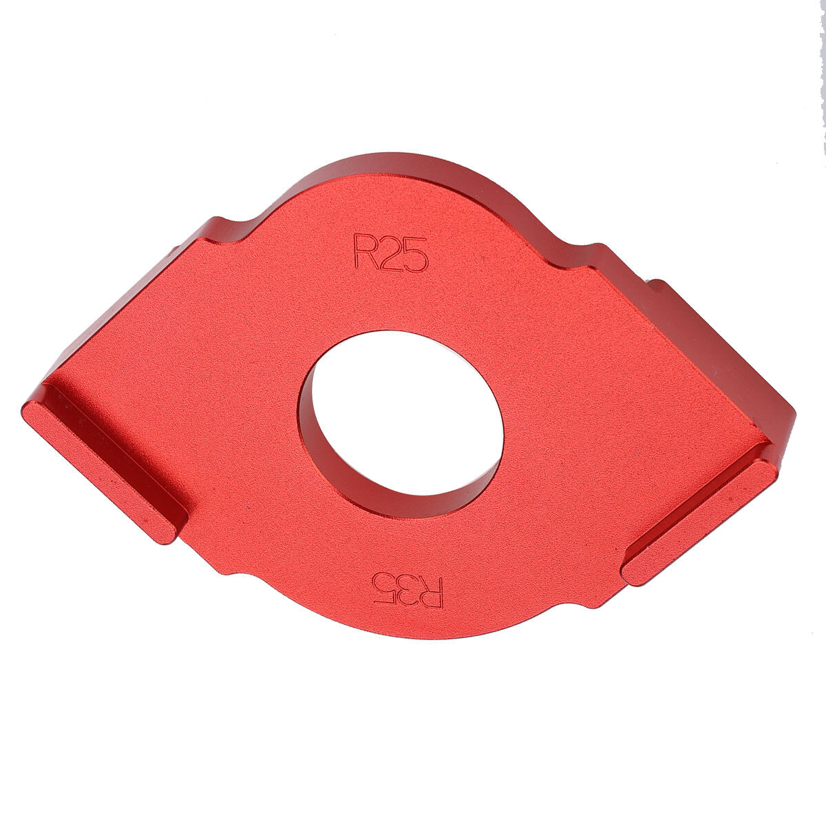 R Arc Template 3-Piece Set - Aluminum Alloy, Accurate Scale, Easy Operation for Wooden Board Trimming, R10-R35