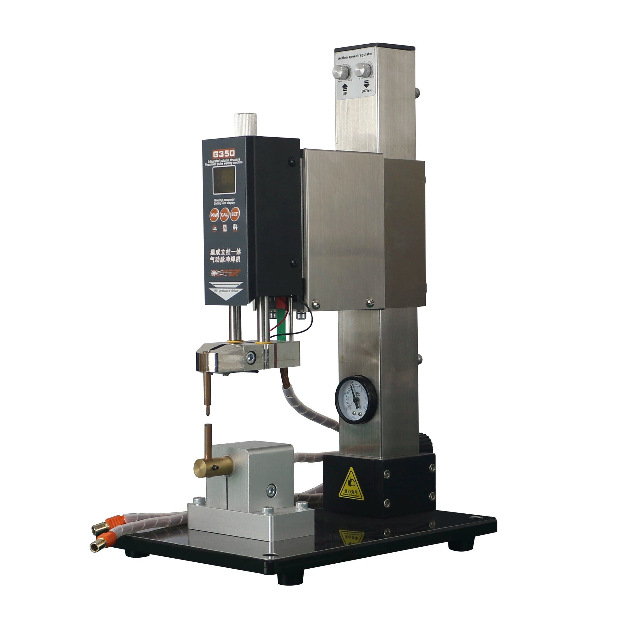 Pneumatic Column Spot Welder 6KG Pressure Butt Welding Machine For Lithium Battery Pack