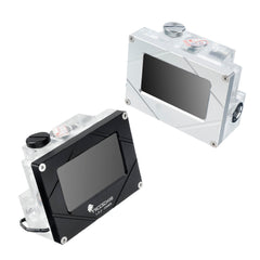 Mounted Version Intelligent Water Cooling System Monitor Temperature Flow Rate Air Pressure Water Pump PWM Black/Silver