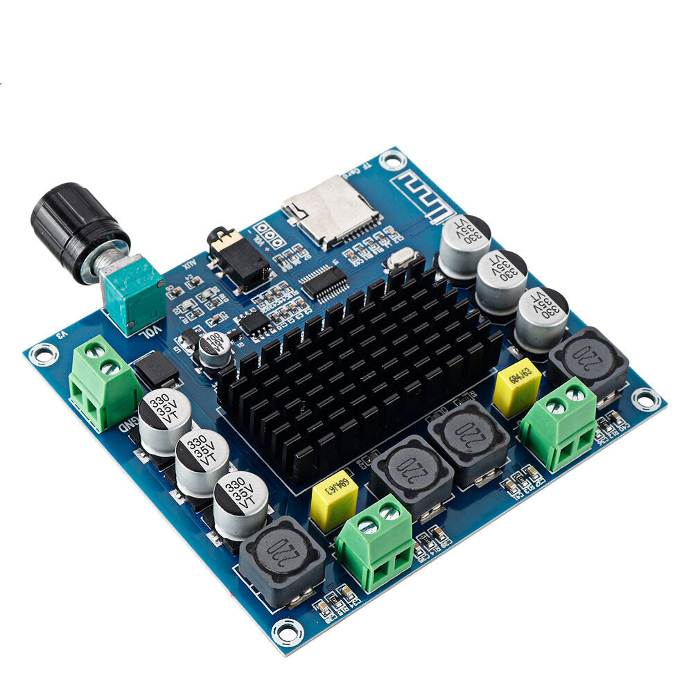 Digital Bluetooth Power Amplifier Board Ultra Long Distance Support AUX Onboard Potentiometer Dual 100W